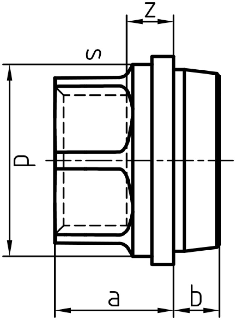 GF  381  Einlegteile 2" schwarz